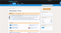 Desktop Screenshot of forum.iridiumbased.com